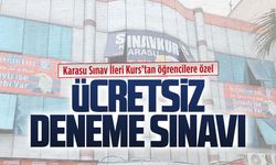 Karasu Sınav İleri Kurs’tan öğrencilere özel ücretsiz deneme sınavı