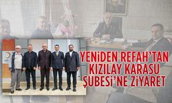 Yeniden Refah’tan Kızılay Karasu Şubesi’ne ziyaret
