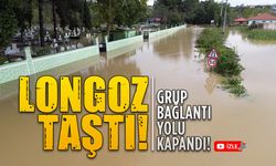 Acarlar Longozu taştı, Denizköy yolu ulaşıma kapandı