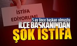 Beş ay önce Anahtar Parti İlçe Başkanı olan Kurtuluş’tan istifa