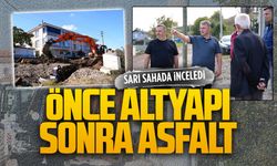 Başkan Sarı’dan Aziziye’de altyapı incelemesi