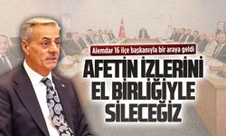 Alemdar 16 ilçe başkanıyla bir araya geldi