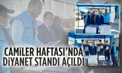Camiler Haftası’nda Diyanet standı açıldı
