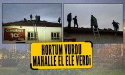Hortumun zarar verdiği Karasu İlkokulu için dayanışma