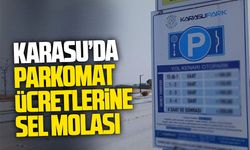 Karasu’da parkomat ücretlerine sel molası