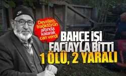 Kurudere Mahallesi’nde traktör kazası: 1 ölü, 2 yaralı