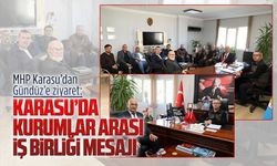MHP Karasu’dan Orman İşletme Müdürü Nihat Gündüz’e ziyaret