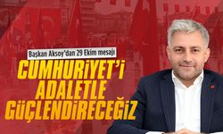Başkan Aksoy’dan 29 Ekim mesajı