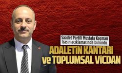 Saadet Partili Mustafa Koçman, basın açıklamasında bulundu
