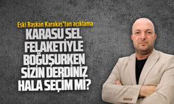 Eski Başkan Karakaş’tan açıklama