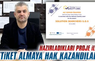Çözüm Arayanlar projesine Ulusal Kalite Etiketi