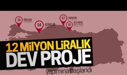 Acarlar Longozu'na 12 milyon liralık proje