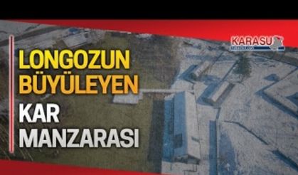 Acarlar Longozu'nun büyüleyen kar manzarası