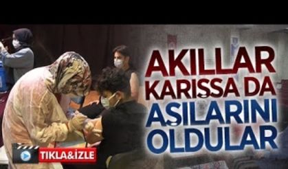 Akıllar karışsa da aşılarını oldular