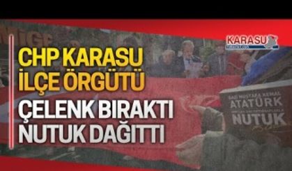 CHP İlçe Başkanlığı’ndan bulvarda kutlama programı