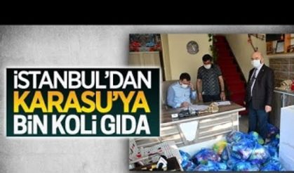 CHP Karasu İlçe Başkanlığı bin gıda kolisi dağıttı