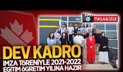 Dev kadrosuyla yeni eğitim yılına hazır