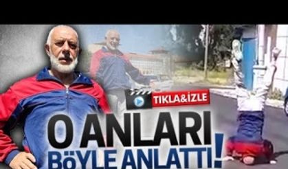 İsmail Çavuş, asfaltta neden takla attığını anlattı