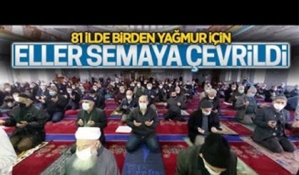 Karasu'da yağmur duası yapıldı