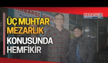 Karasu’nun 50 yıllık mezarlık sorunu çözülüyor