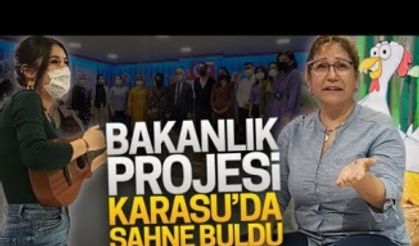 Milli Eğitim Bakanlığı projesi, Karasu’da sahne buldu