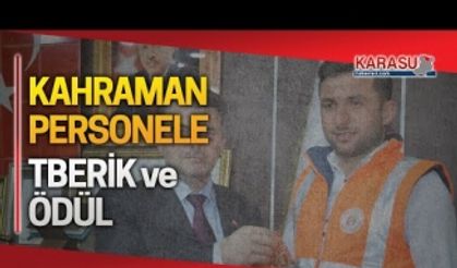 Özverili hareket ödülsüz kalmadı