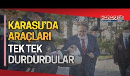 Tek tek durdurdular, sürücülere hatırlattılar