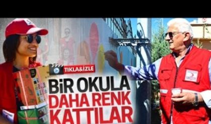 Türk Kızılay Karasu, bir okula daha renk kattı