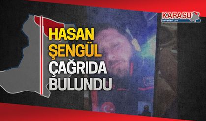 Hasan Şengül'den Hatay için çağrı