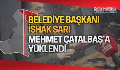 İshak Sarı, Mehmet Çatalbaş'ı hedef aldı