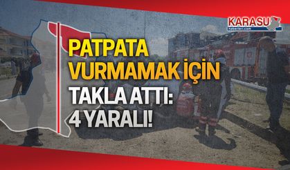 ANKARA CADDESİ'NDE KAZA: 4 YARAL!