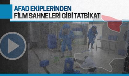 AFAD, Karasu'da kimyasal sızıntı tatbikatı yaptı