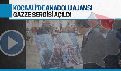 Kocaali'de Anadolu Ajansı Gazze sergisi