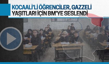 Öğrenciler, Gazzeli akranları için BM’ye seslendi