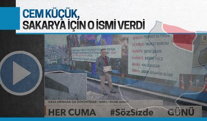 Cem Küçük, Sakarya adayı için o ismi verdi