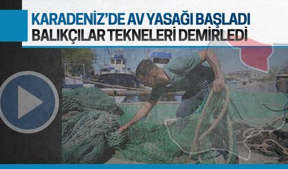 Av yasağı başladı, Karasulu balıkçılar teknelerini demirledi