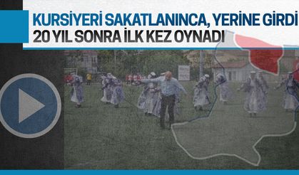 Kursiyeri sakatlanınca yerine öğretmeni girdi