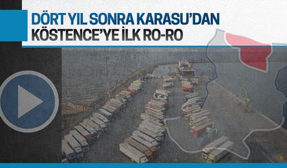 Karasu Limanı'ndan Romanya'ya Ro-Ro seferleri başladı