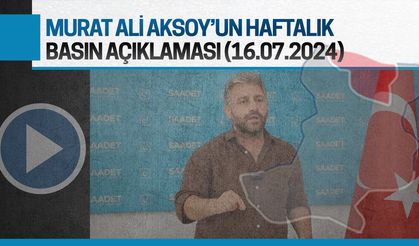 Aksoy: 15 Temmuz’un failleri, bugün Demokrasi Bayramı’nı kutlar haldeler