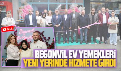 Begonvil Ev Yemekleri, yeni yerinde hizmete girdi