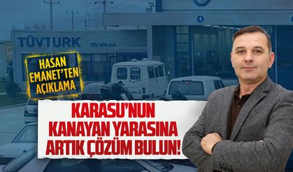 Hasan Emanet, araç muayene istasyonu eksikliğine dikkat çekti