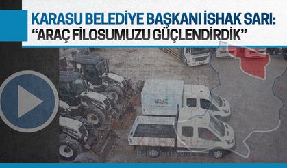 Karasu Belediyesi araç filosunu büyüttü