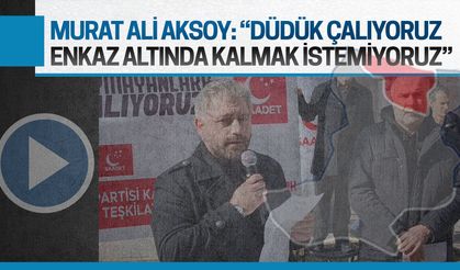 Murat Ali Aksoy'dan depremin yıldönümünde basın açıklaması