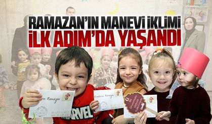 Karasu İlk Adım’ın minikleri Ramazan’ı davul ve manilerle karşıladı