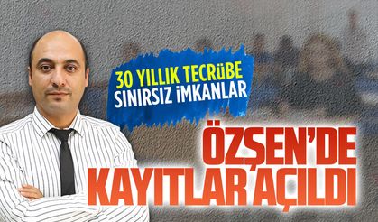 Özşen Özel Eğitim Kursu’nda erken kayıt fırsatları başladı