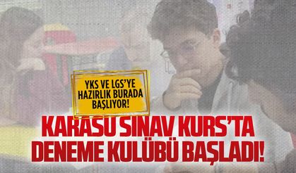 Karasu Sınav Kurs’ta her sınıfa özel deneme kulübü başladı