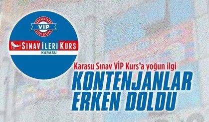 Karasu Sınav Kurs’ta kontenjanlar doldu