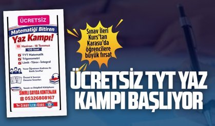 Sınav İleri Kurs’tan Karasu’da öğrencilere büyük fırsat