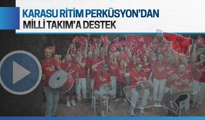 Karasu Ritim Perküsyon’dan, A Milli Takım’a destek