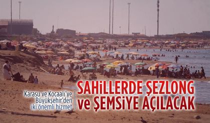 Sahillerde şezlong ve şemsiye açılacak